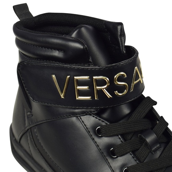 Brand New Unisex Versace Valcro high top trainers - Picture 2 of 6